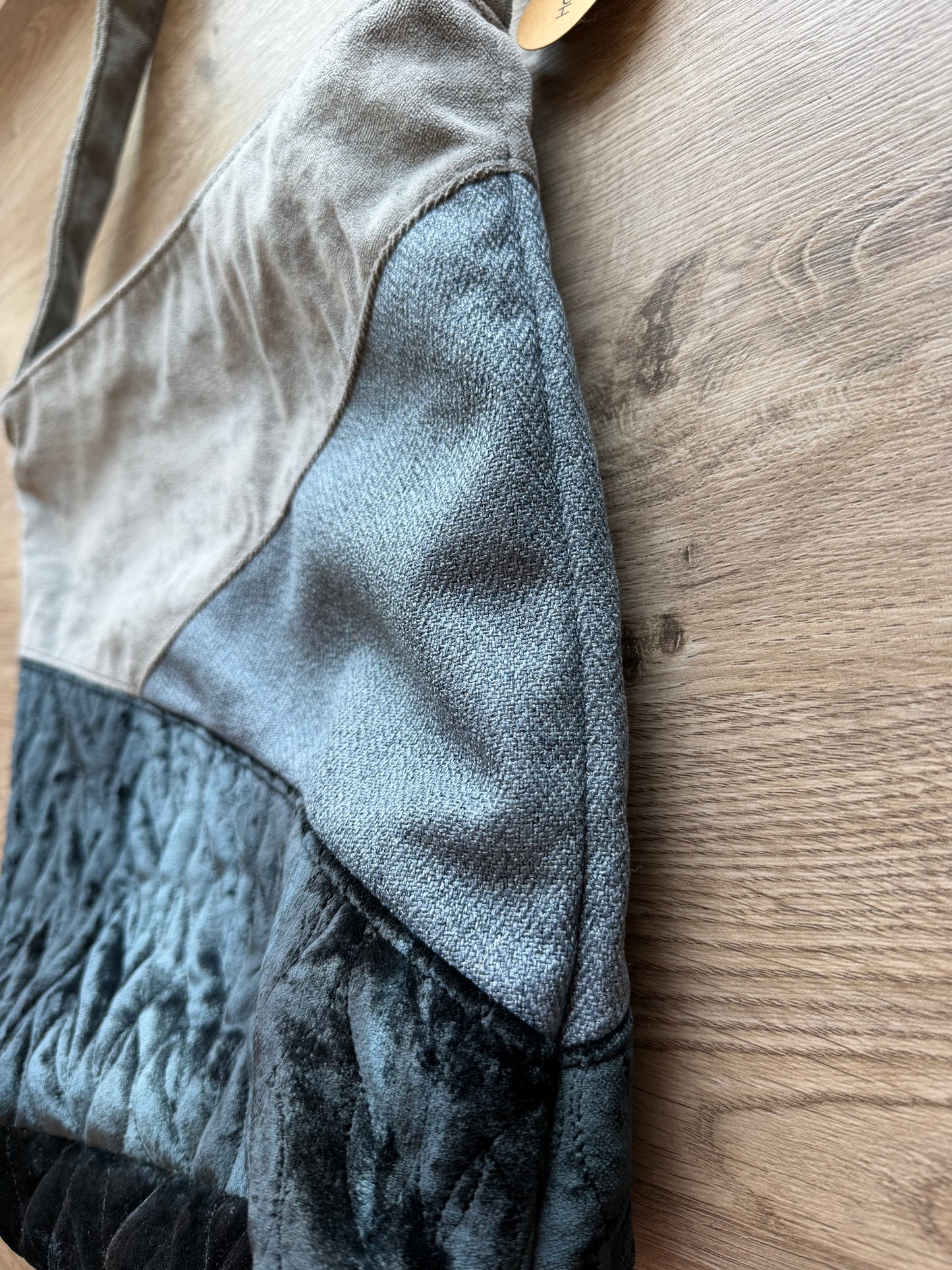 "Shopper"Hellgrau-Blau-Dunkelblau