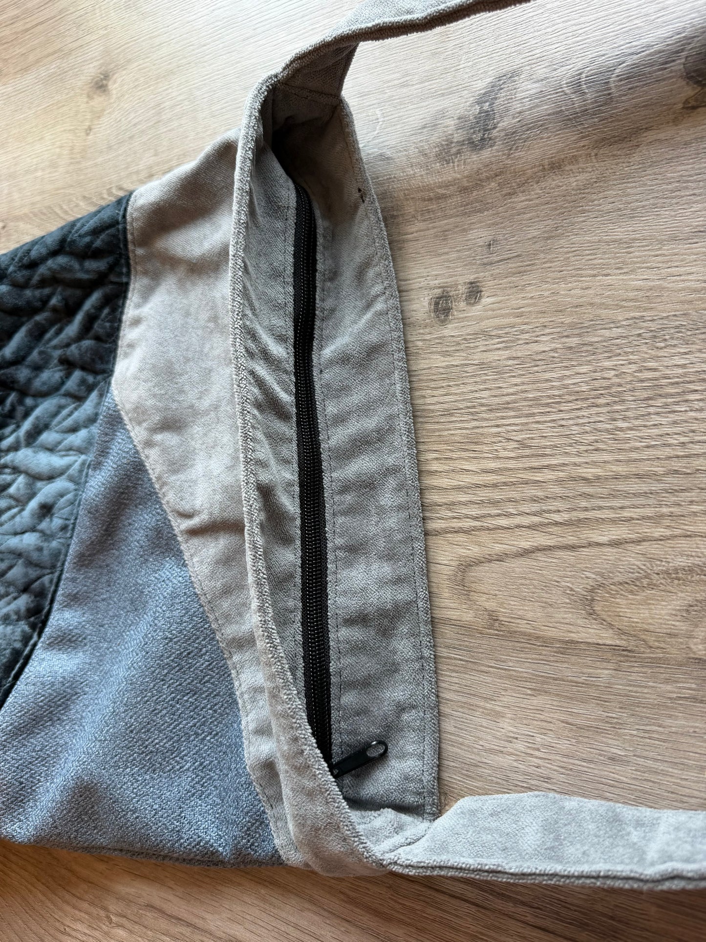 "Shopper"Hellgrau-Blau-Dunkelblau