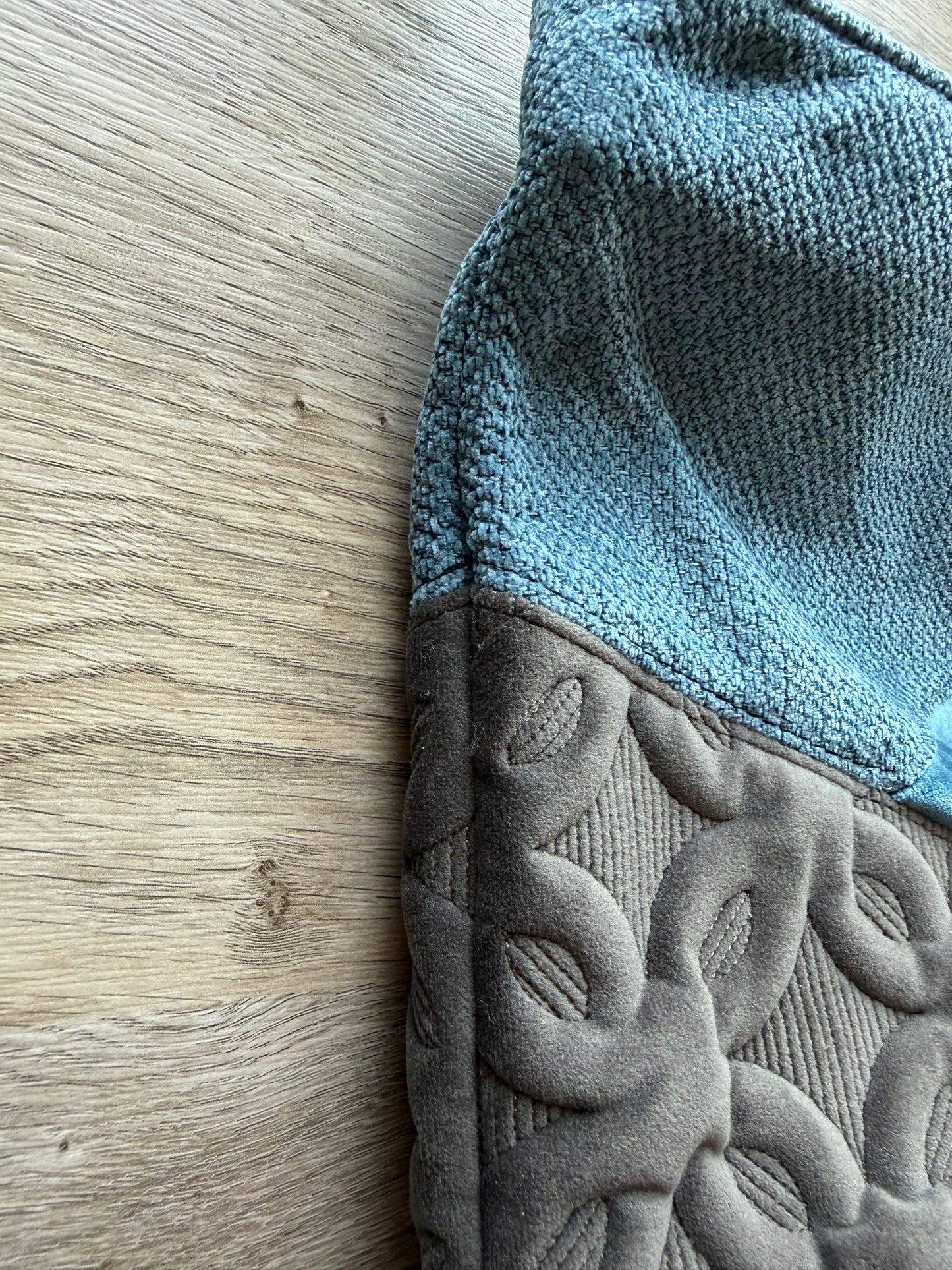"Shopper" Hellblau-Hellblau (Schimmer)-Grau