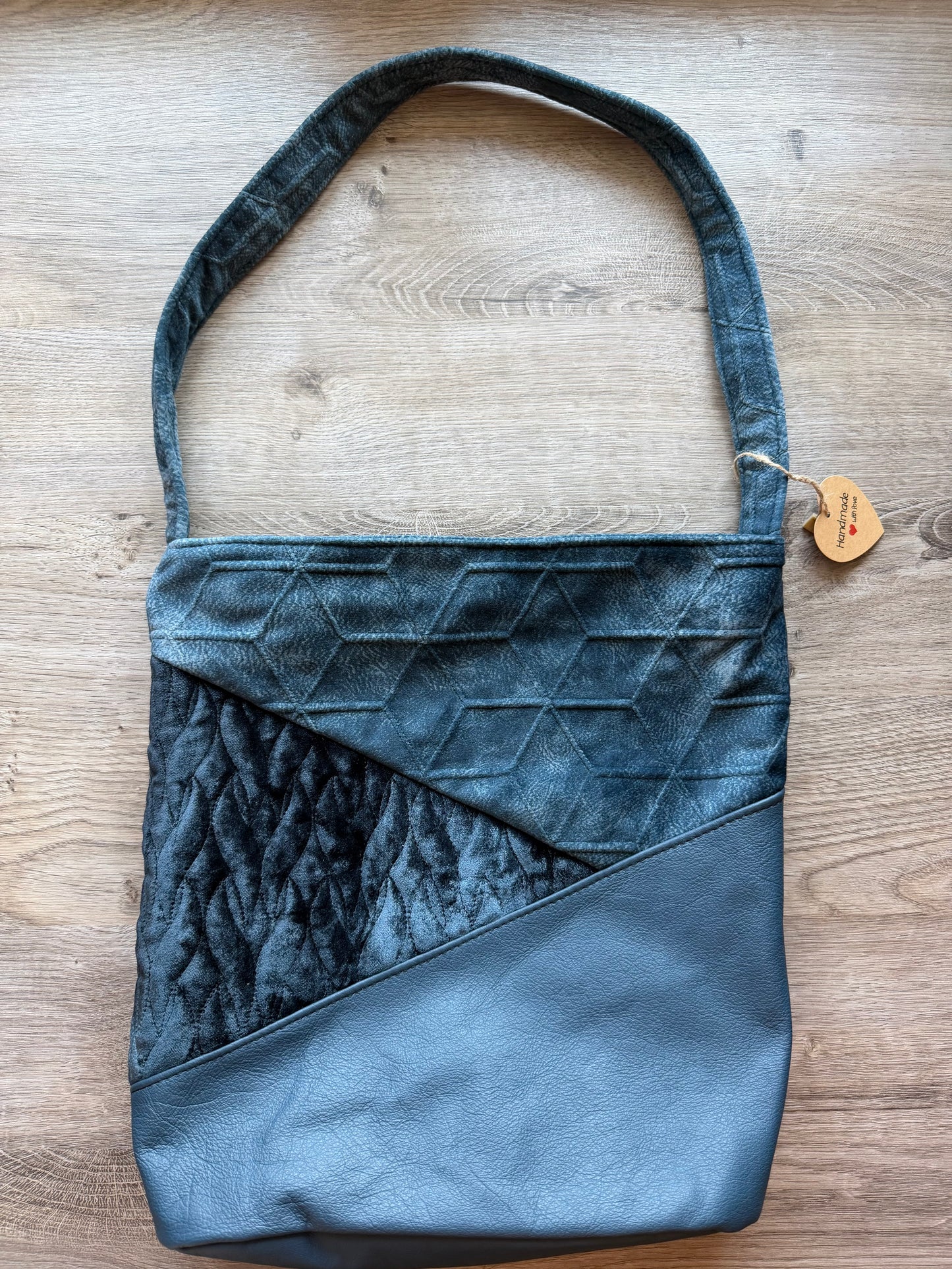 "Shopper" Jeansblau