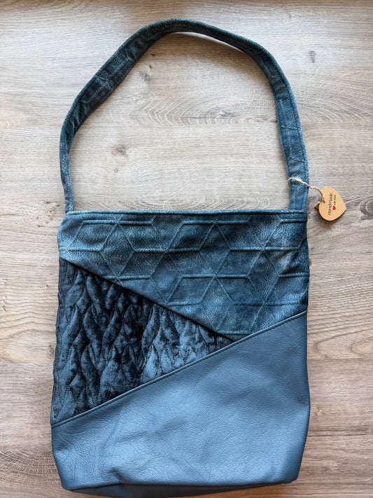 "Shopper" Jeansblau