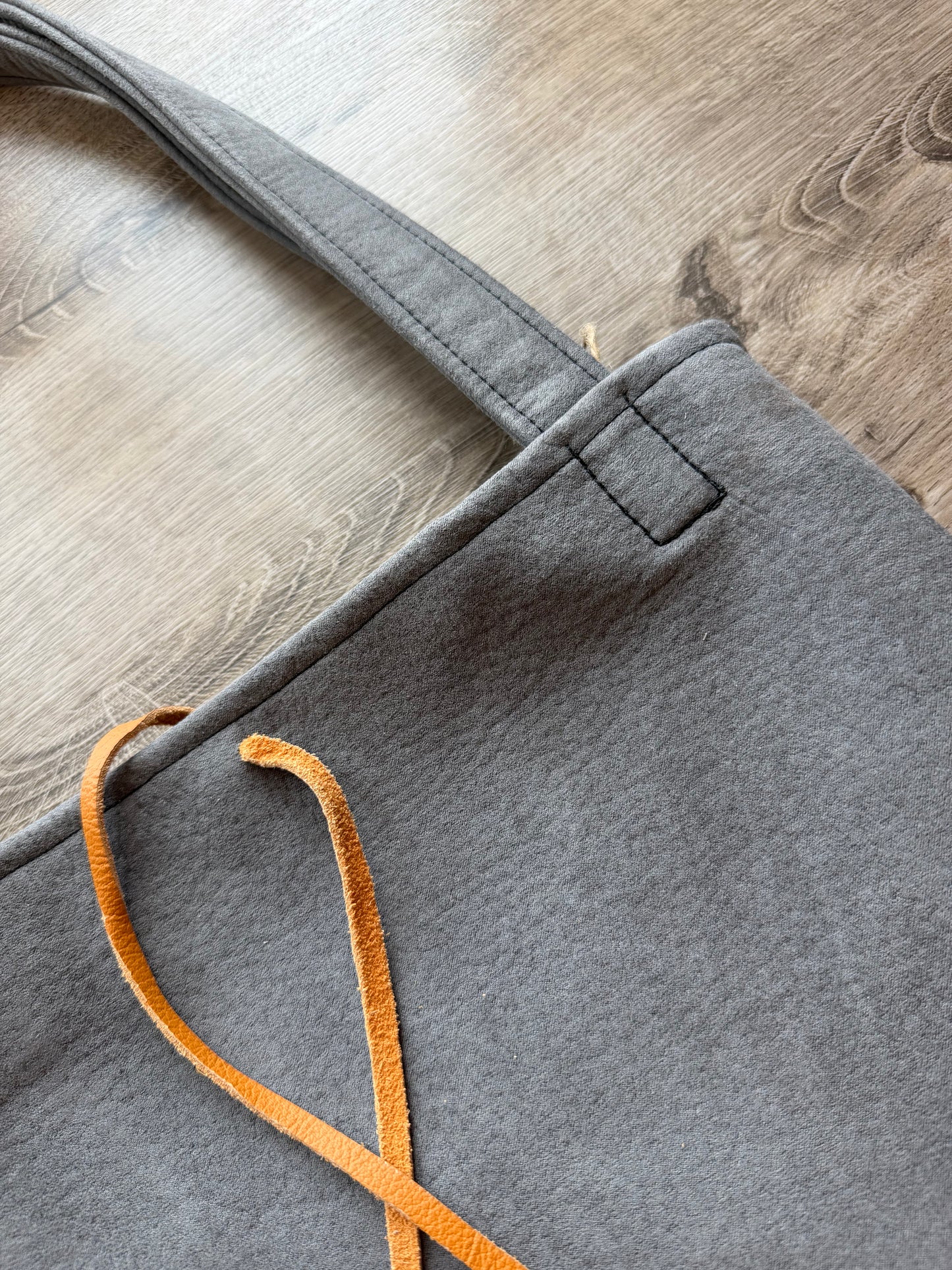 "Shopper" Grau-Dunkelgelb
