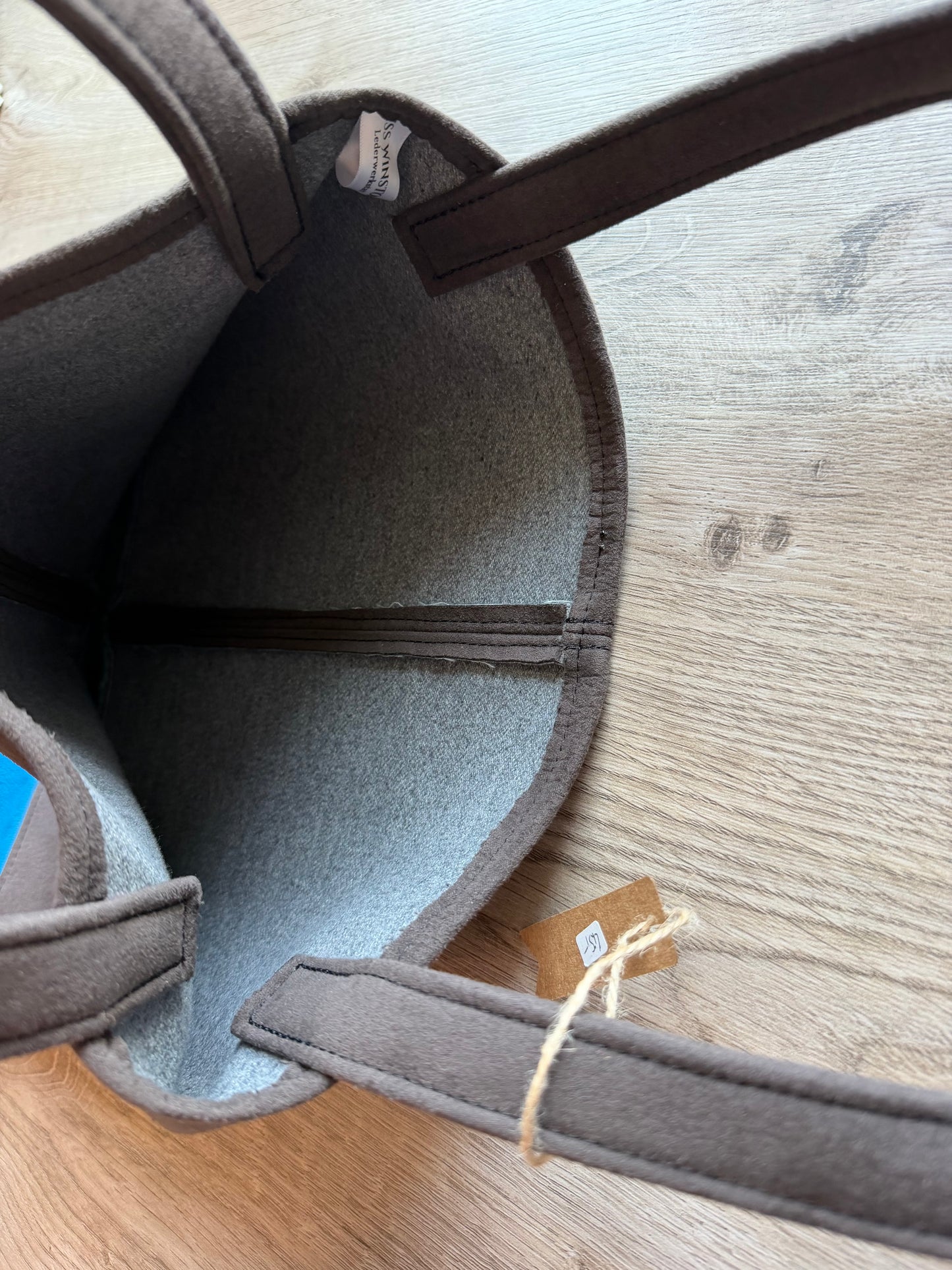 "Shopper" Braun-Knallblau