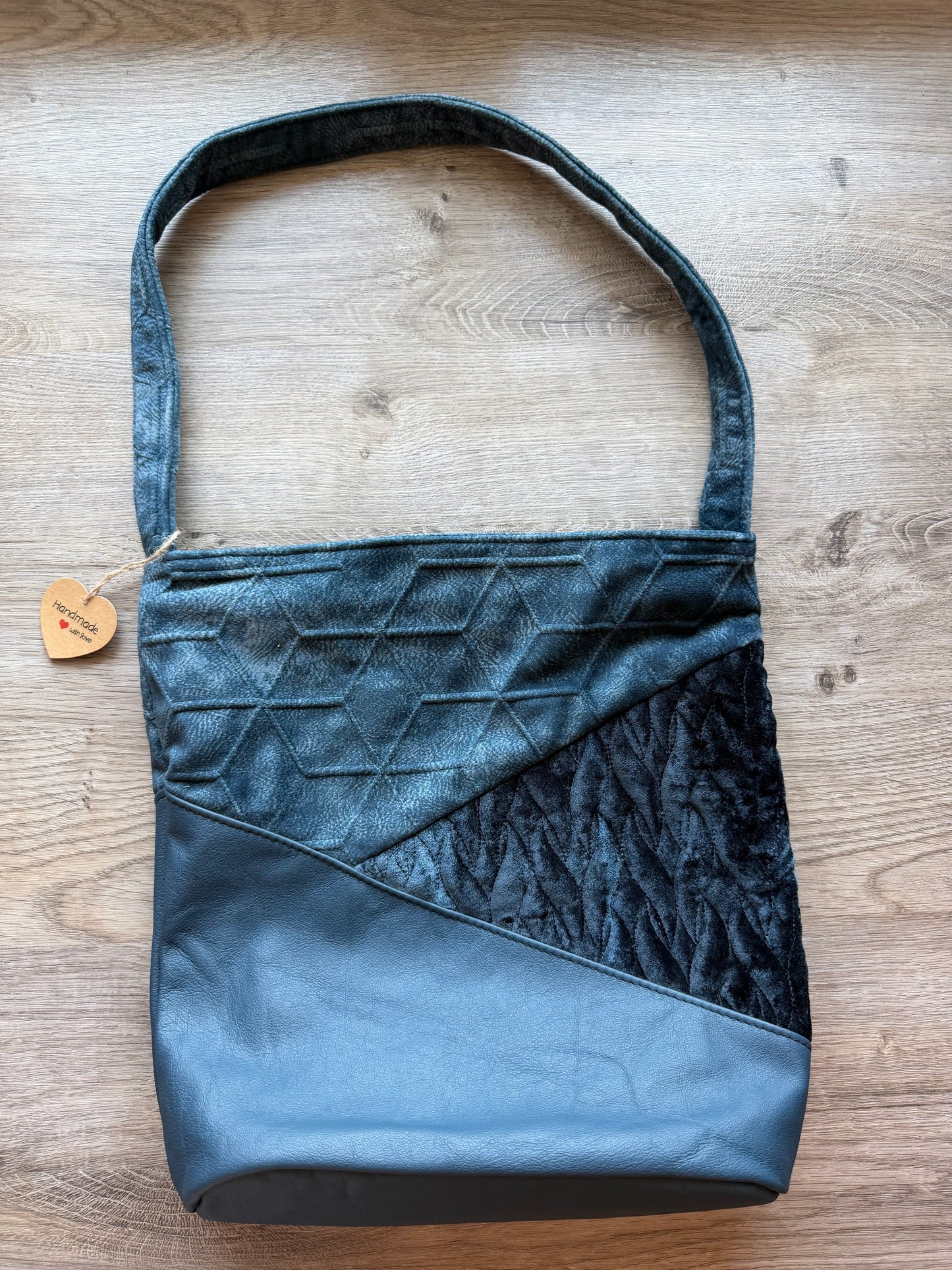 "Shopper" Jeansblau