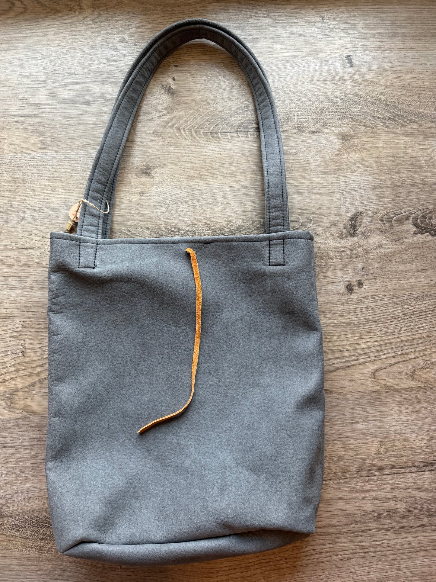 "Shopper" Grau-Dunkelgelb
