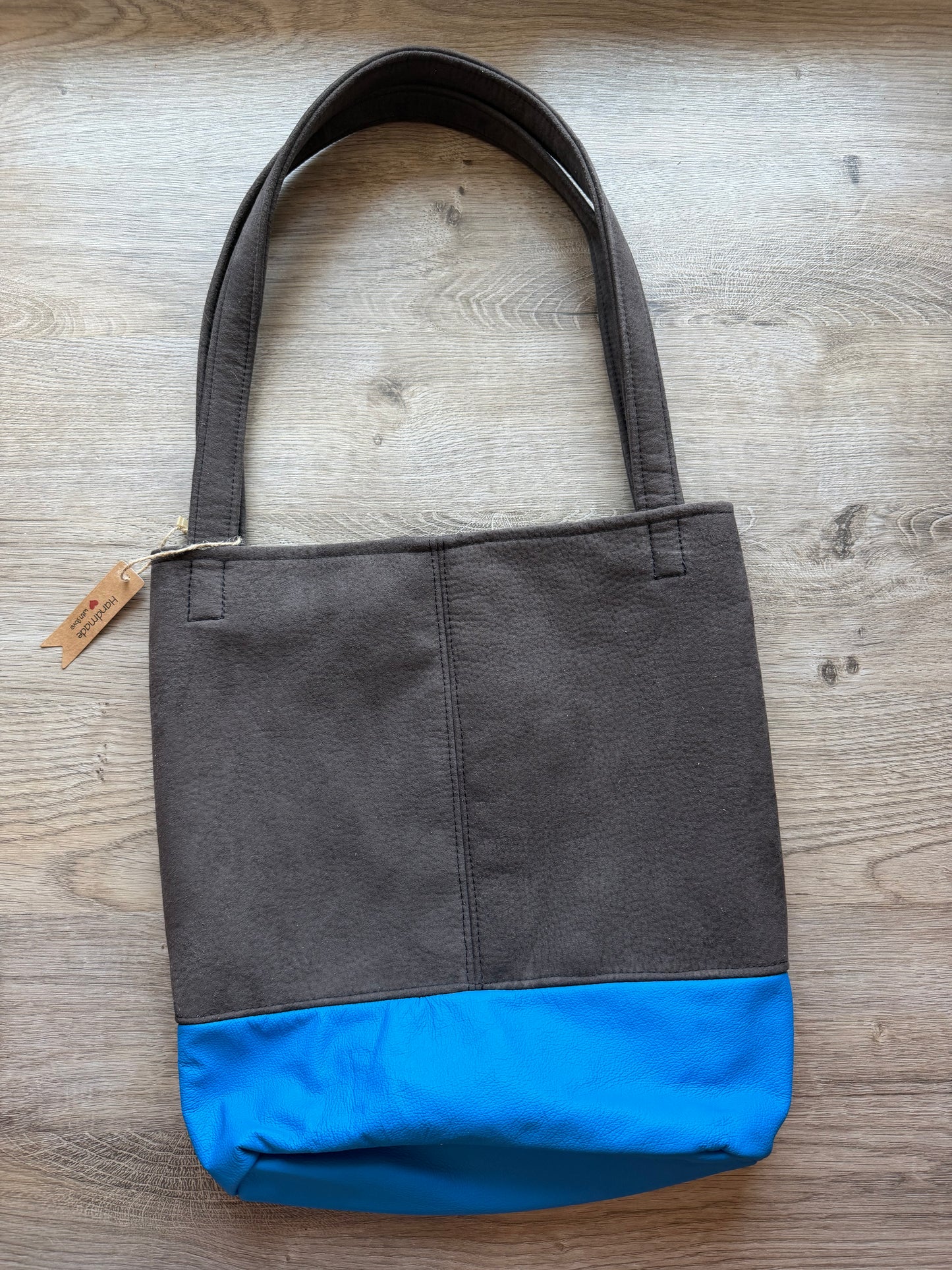 "Shopper" Braun-Knallblau