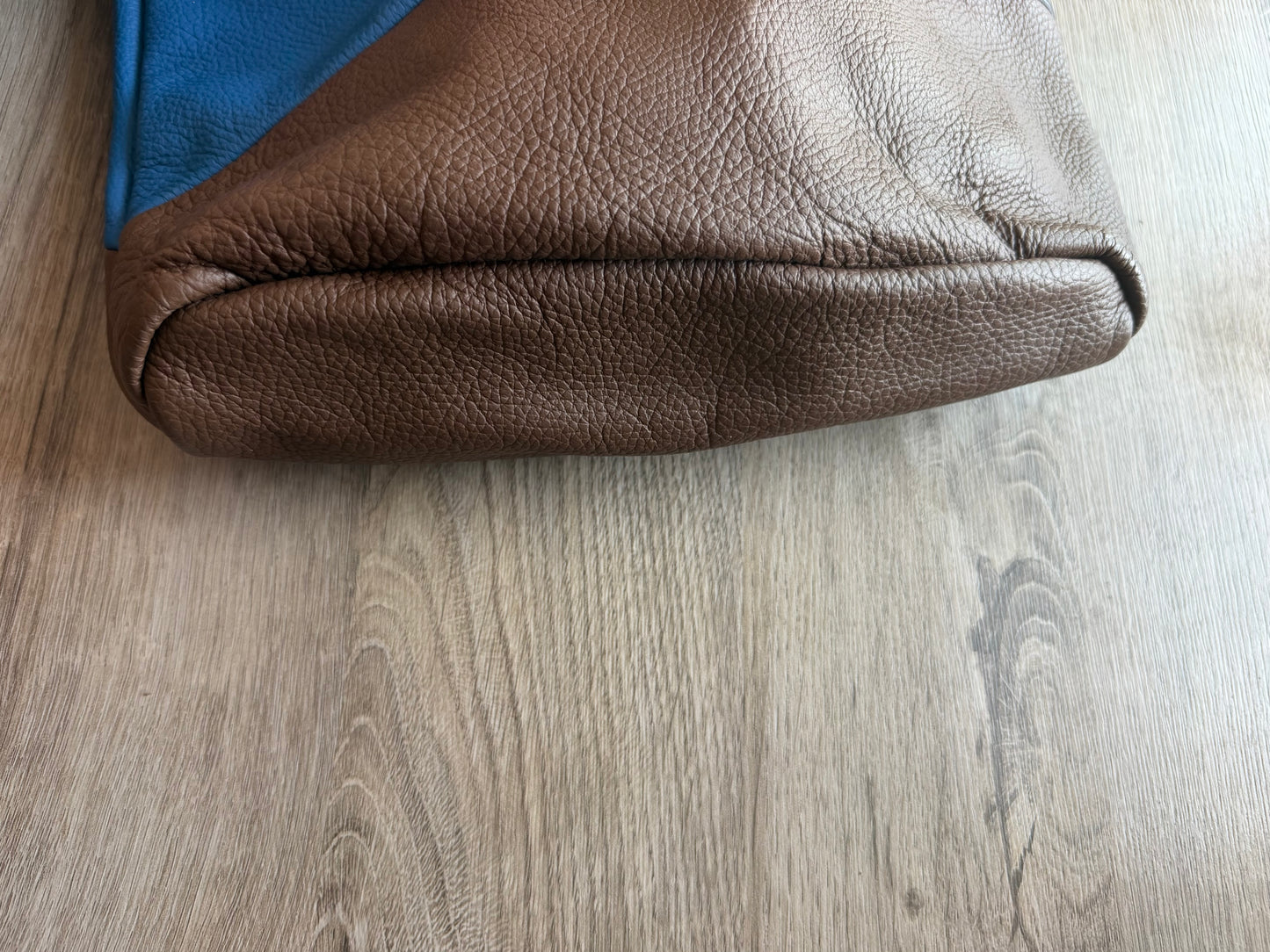 "Shopper" Dunkelbraun-Blau-Mittelbraun