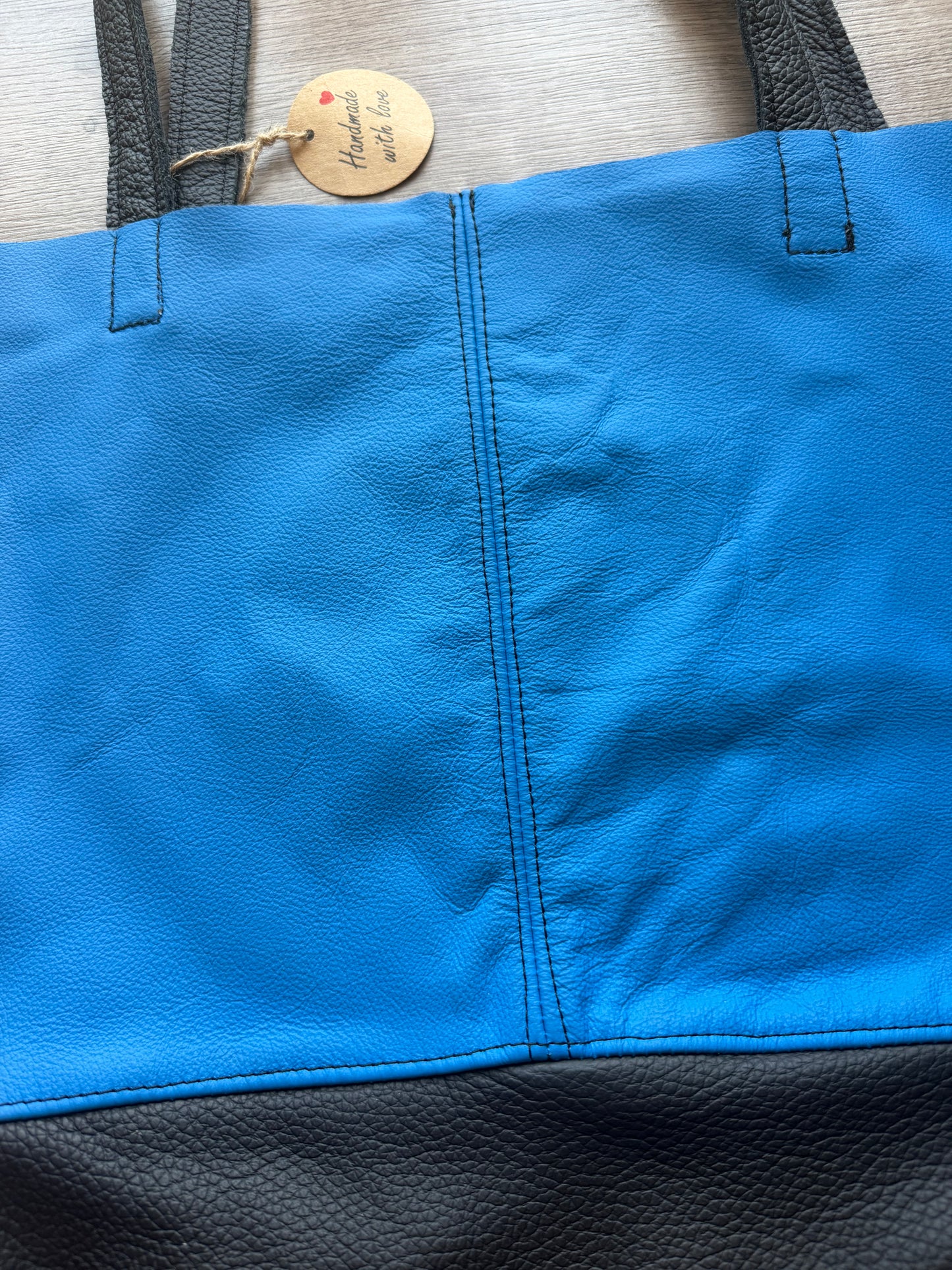 "Shopper" Knallblau-Schwarz