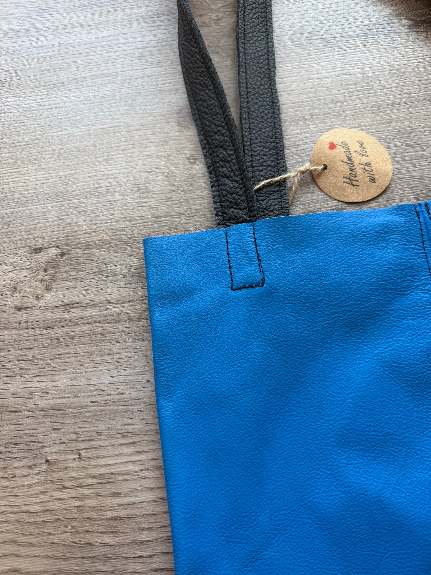 "Shopper" Knallblau-Schwarz