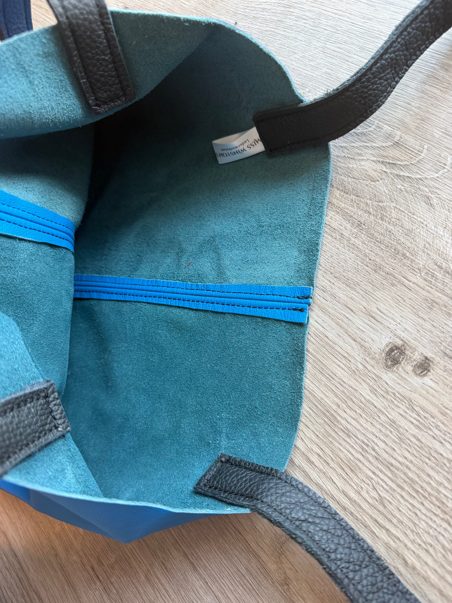 "Shopper" Knallblau-Schwarz