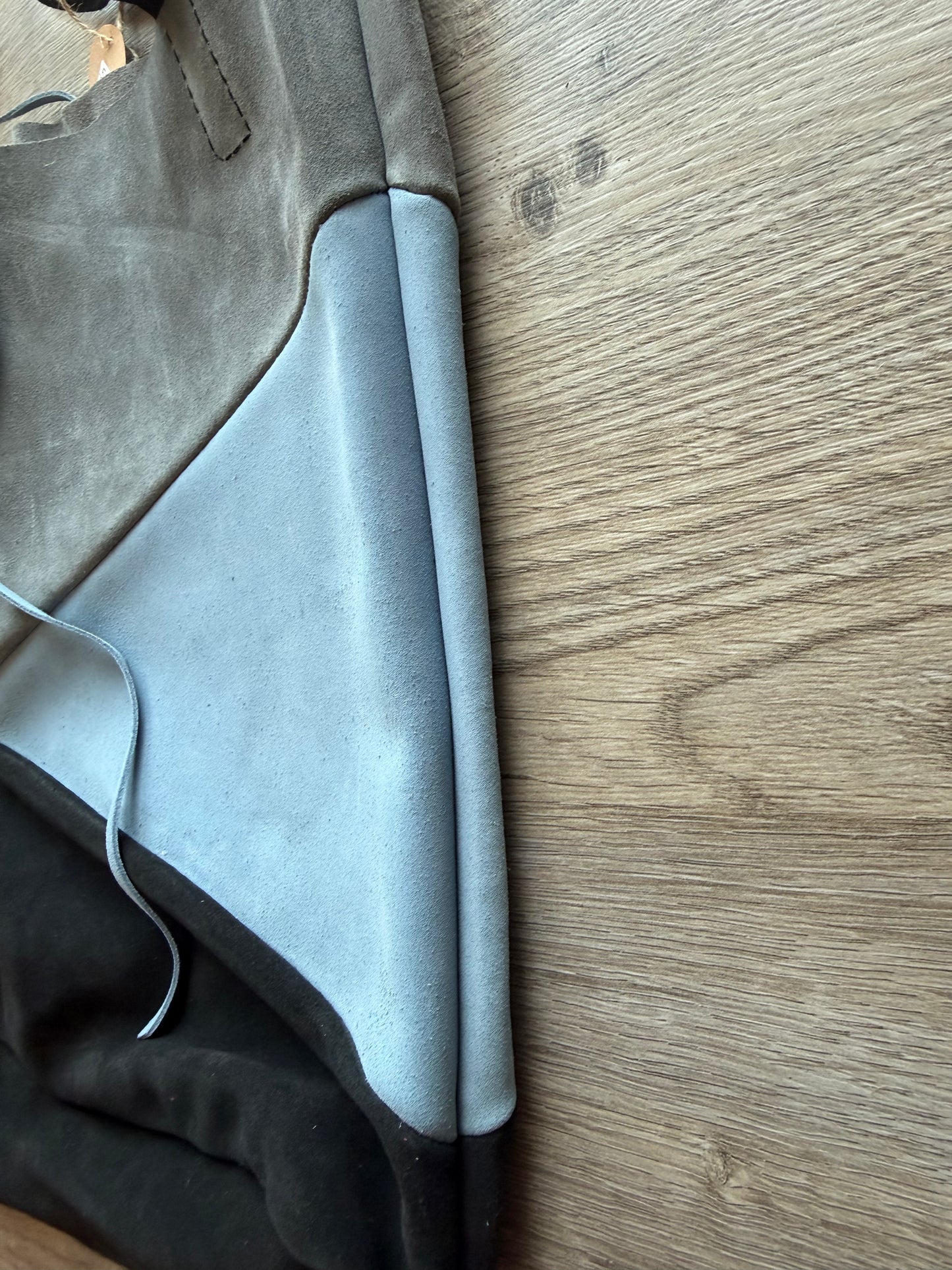 "Shopper" Grau-Hellblau-Schwarz