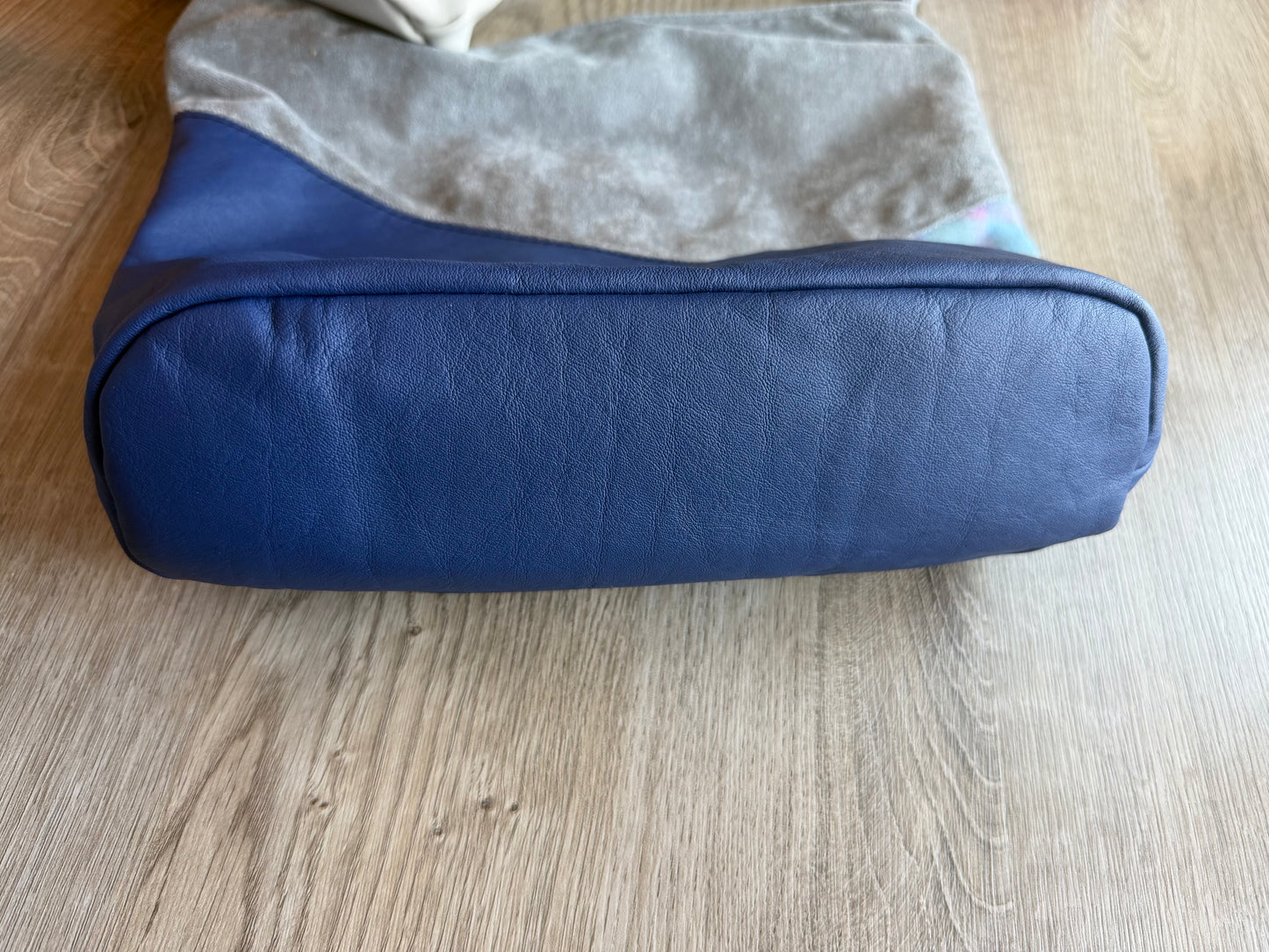 "Marlene" Grau-Pink/Hellblau-Royalblau