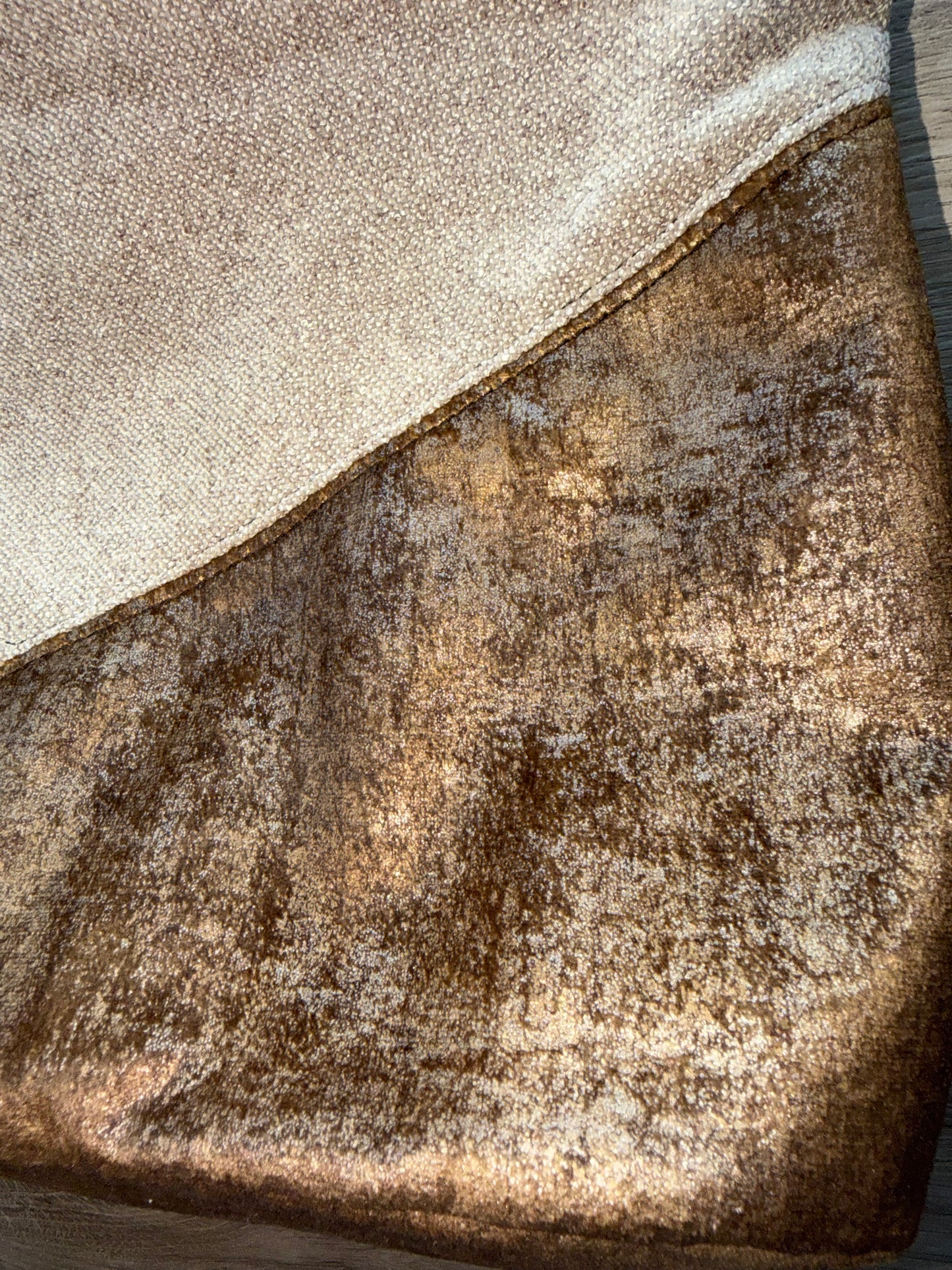 "Marlene" Beige-Helltaupe-Braungold