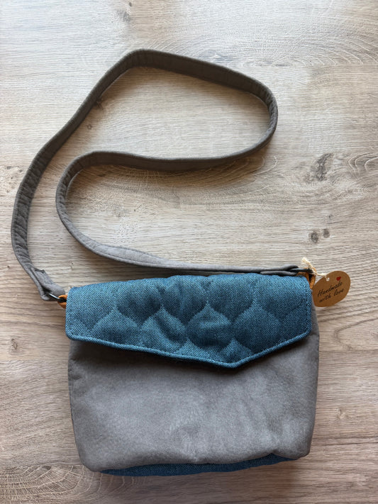 "Melina" Blau-Graun-Hellrostbraun