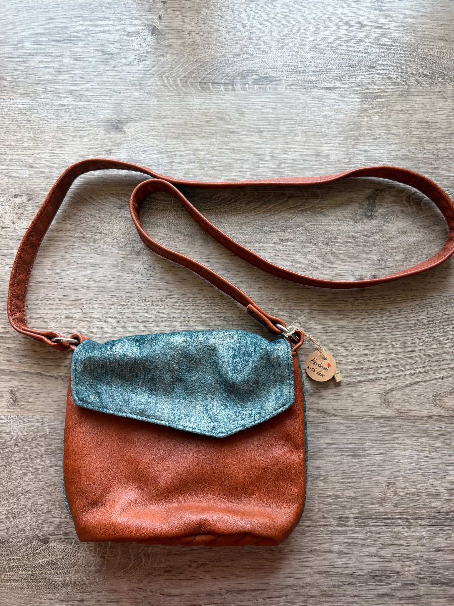 "Conny" Cognac-Petrol (Schimmer)