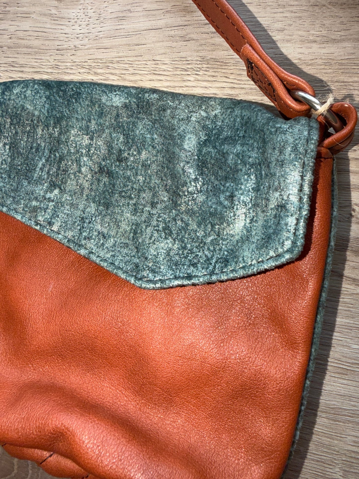 "Conny" Cognac-Petrol (Schimmer)