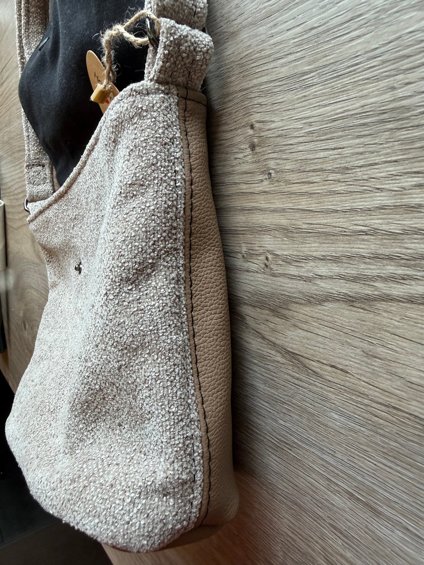 "Conny" Braun/Hellblau-Beige-Helltaupe