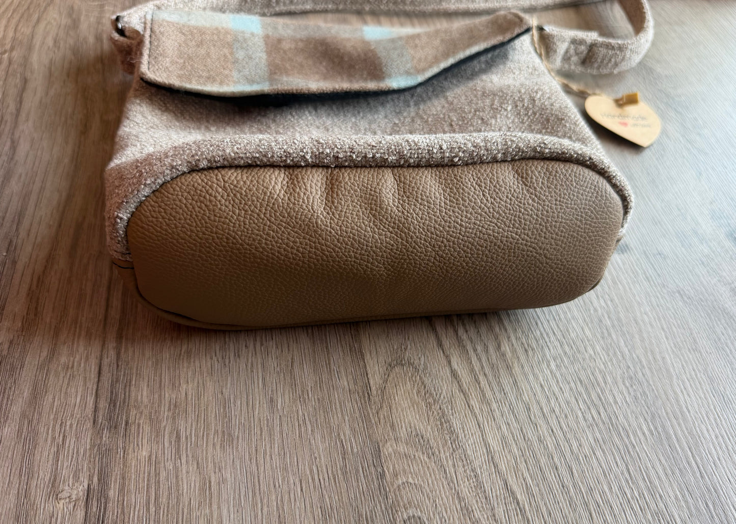"Conny" Braun/Hellblau-Beige-Helltaupe